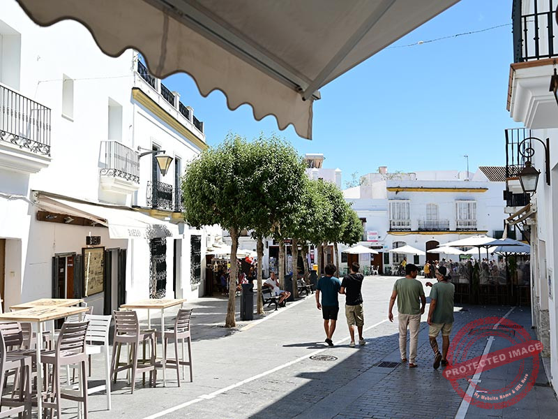 Ambiente en la plaza de España