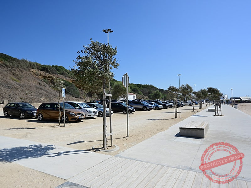Aparcamiento de la playa