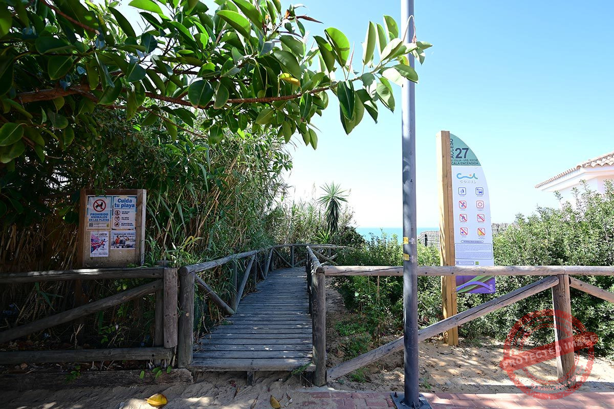 Entrada directa a la cala Encendida