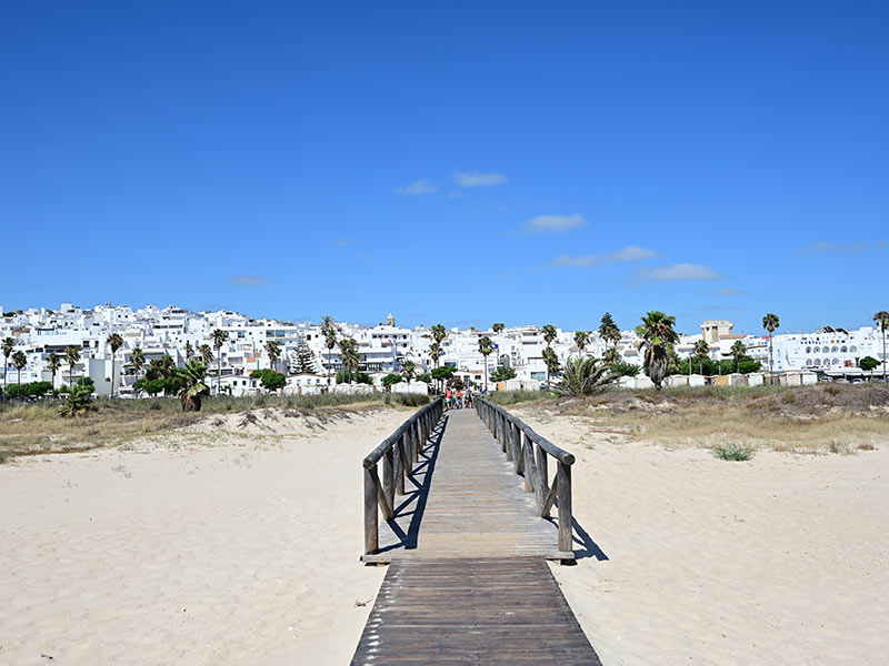 Entrada a la playa
