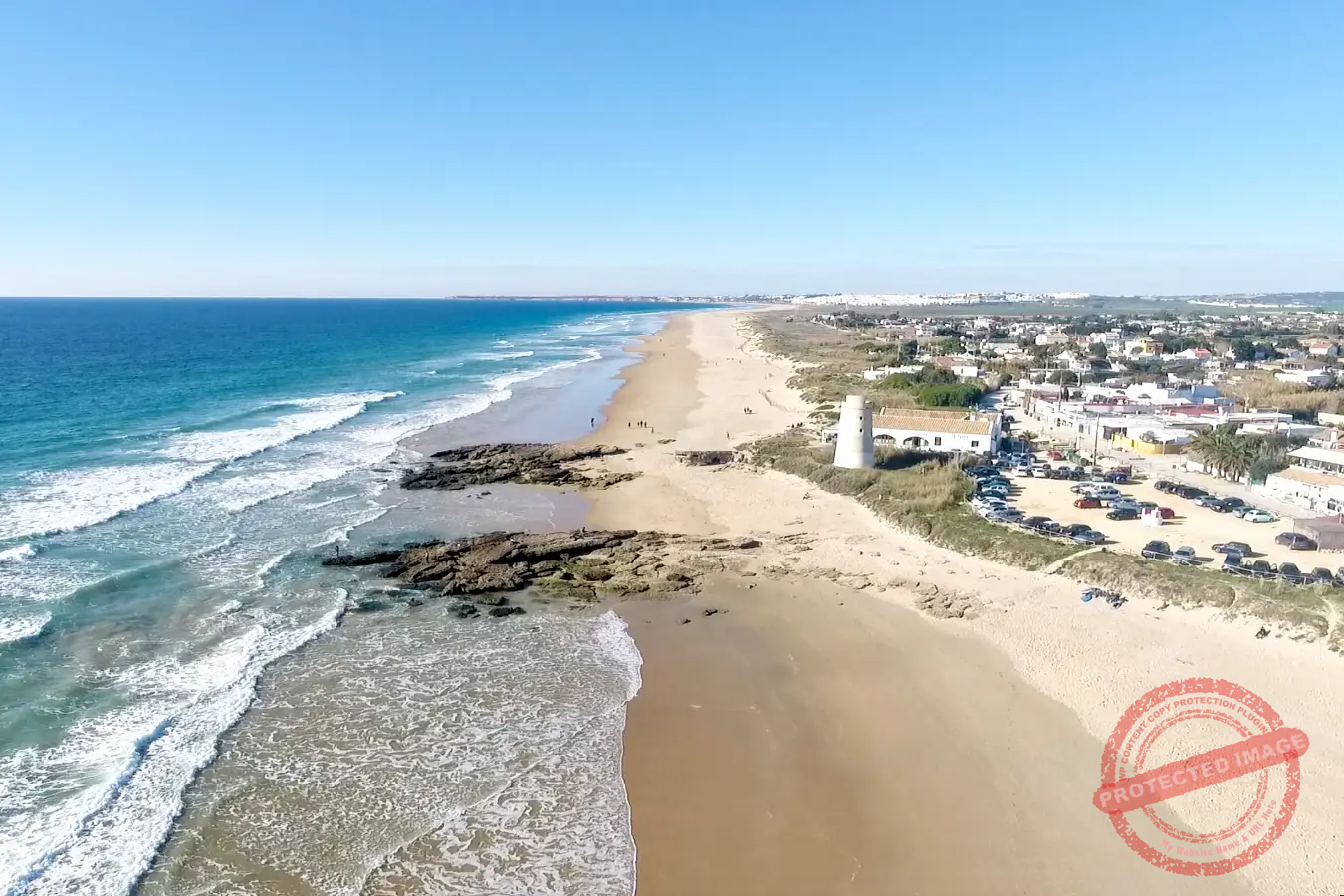 Playa de El Palmar en Vejer de la Frontera, Cádiz